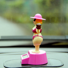 Load image into Gallery viewer, Solar Shaking Head Swinging Hawaii Girls Car Interior Decoration Creative Dancing Doll Car Ornament Solar Power Toy Car-styling