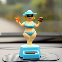 Load image into Gallery viewer, Solar Shaking Head Swinging Hawaii Girls Car Interior Decoration Creative Dancing Doll Car Ornament Solar Power Toy Car-styling