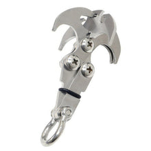 Load image into Gallery viewer, Multifunctional Stainless Steel Outdoor Rock Climbing Rescue Claw Folding Gravity Grab Hook Mountaineering EDC Survival Tool