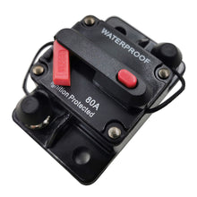 Load image into Gallery viewer, Waterproof Car Boat Auto AMP Circuit Breaker Fuse Reset DC 12-48V 30A 40A 50A 60A 70A 80A 100A 120A 150A 200A 250A 300A