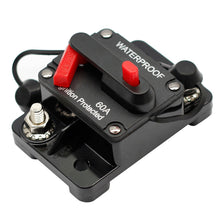 Load image into Gallery viewer, Waterproof Car Boat Auto AMP Circuit Breaker Fuse Reset DC 12-48V 30A 40A 50A 60A 70A 80A 100A 120A 150A 200A 250A 300A