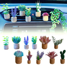 Load image into Gallery viewer, 3D Artificial Plants Shape Aromatherapy Vent Car Air Freshener Ornaments Car Air Outlet Diffuser Perfume Clip Car Decor Accessories