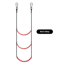 Load image into Gallery viewer, 3/4/5 Step Boat Rope Ladder Boat Rope Ladder Extension Assist Boat Folding Ladder Swim Ladder for Sailboat Kayak Motorboat Caneoing Speedboat