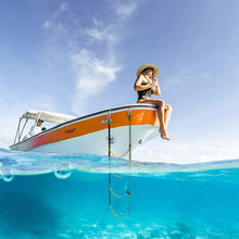 Load image into Gallery viewer, 3/4/5 Step Boat Rope Ladder Boat Rope Ladder Extension Assist Boat Folding Ladder Swim Ladder for Sailboat Kayak Motorboat Caneoing Speedboat