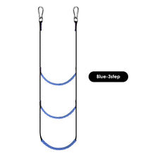 Load image into Gallery viewer, 3/4/5 Step Boat Rope Ladder Boat Rope Ladder Extension Assist Boat Folding Ladder Swim Ladder for Sailboat Kayak Motorboat Caneoing Speedboat