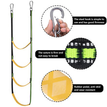 Load image into Gallery viewer, 3/4/5 Step Boat Rope Ladder Boat Rope Ladder Extension Assist Boat Folding Ladder Swim Ladder for Sailboat Kayak Motorboat Caneoing Speedboat