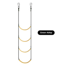 Load image into Gallery viewer, 3/4/5 Step Boat Rope Ladder Boat Rope Ladder Extension Assist Boat Folding Ladder Swim Ladder for Sailboat Kayak Motorboat Caneoing Speedboat