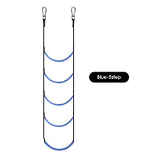 Load image into Gallery viewer, 3/4/5 Step Boat Rope Ladder Boat Rope Ladder Extension Assist Boat Folding Ladder Swim Ladder for Sailboat Kayak Motorboat Caneoing Speedboat