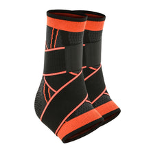 Load image into Gallery viewer, 1Pc 3D Pressurized Ankle Support Ankle Brace Protector with Strap Elastic Belt for Badminton Basketball Volleyball Sports Gym Jogger Acessories S/M/L/XL