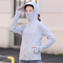 Load image into Gallery viewer, UPF 50+ Woman Sun-Protective Clothing Hiking Anti UV Windbreaker Breathable Quick Dry Camping Jacket Outdoor Sports Coats