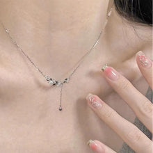 Load image into Gallery viewer, Simple Shiny Wheat Ear Necklace Sweet Niche Tassel Pendant Alloy Necklace Clavicle Chain Jewelry Accessory