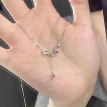 Load image into Gallery viewer, Simple Shiny Wheat Ear Necklace Sweet Niche Tassel Pendant Alloy Necklace Clavicle Chain Jewelry Accessory