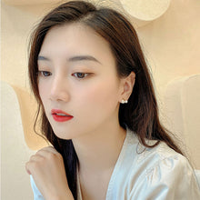 Load image into Gallery viewer, Asymmetric Exquisite Starfish Shell Earrings Fashionable Diamond Studded Pearl Alloy Earrings Ear Studs Women Jewelry
