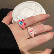 Load image into Gallery viewer, Funny Cute Meow Monster Ring Fashionable Personalized Opening Adjustable Alloy Ring Jewelry Accessory