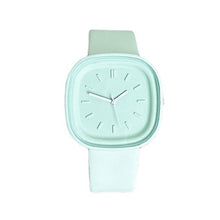 Load image into Gallery viewer, Creative Fashionable Macaron Color Square Watch Multicolored PU Watchband Quartz Watch Women Casual Watch