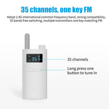 Load image into Gallery viewer, 2.4G Wireless Transmitter Receiver Office Meeting Tour Guide Explainer One-Way One-To-Many Explanation Microphone