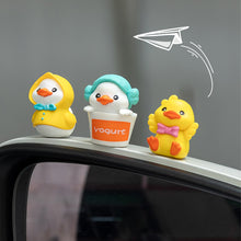 Load image into Gallery viewer, 6Pcs Cartoon Duck Desktop Decoration Ornaments Car Interior Accessories For Creative Gifts Crafts Childen Room Decoration