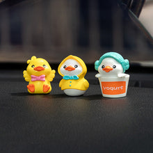 Load image into Gallery viewer, 6Pcs Cartoon Duck Desktop Decoration Ornaments Car Interior Accessories For Creative Gifts Crafts Childen Room Decoration