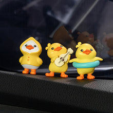 Load image into Gallery viewer, 6Pcs Cartoon Duck Desktop Decoration Ornaments Car Interior Accessories For Creative Gifts Crafts Childen Room Decoration