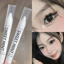 Load image into Gallery viewer, Shiny Glitter Black Eyeshadow White Eyeliner Pencils Makeup Eye Brightening Waterproof High-gloss Pen Eye Makeup