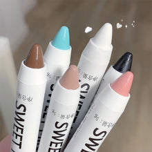 Load image into Gallery viewer, Shiny Glitter Black Eyeshadow White Eyeliner Pencils Makeup Eye Brightening Waterproof High-gloss Pen Eye Makeup