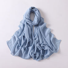 Load image into Gallery viewer, Fashion Silky Satin Turbans For Women Plain Lace Head Scarf For Ladies Elegant Shawl Muslim Scarves Head Wraps