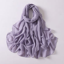 Load image into Gallery viewer, Fashion Silky Satin Turbans For Women Plain Lace Head Scarf For Ladies Elegant Shawl Muslim Scarves Head Wraps