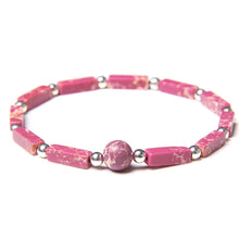 Load image into Gallery viewer, Natural Amethysts Bracelet Body-purify Slimming Healing Stone Bracelets For Women Men Loss Weight Yoga Meditation Jewelry