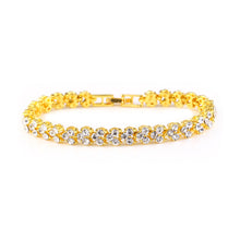 Load image into Gallery viewer, 1Pc Fashion Women's Crystal Diamond Bracelet Gold and Silver Rose Gold Bracelet Weight Loss Magnetic Therapy Bracelet