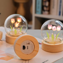 Load image into Gallery viewer, DIY Handmade Light Ins Tulip Night Light Gift Fairy Light DIY Material Package Creative Flower Bedside Light Desktop Ornament Lamp