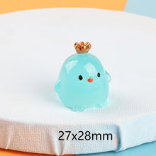 Load image into Gallery viewer, 1Pc Night Light Stereo Crown Chicken Handmade DIY Night Light Decorative Ornaments Cream Gum Resin Accessories Micro-view
