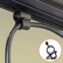 Load image into Gallery viewer, 10Pcs Multi-use Caravan Camping Awning Hook Clips Camper String Light Rope Clamp Tent Hooks For RV Traveling Tent Light Hanger
