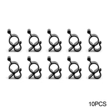 Load image into Gallery viewer, 10Pcs Multi-use Caravan Camping Awning Hook Clips Camper String Light Rope Clamp Tent Hooks For RV Traveling Tent Light Hanger