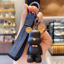 Load image into Gallery viewer, Lovely Cartoon Bear Car Key Chain Pendant Bag Pendant Keychain Delicate Simple Key Chain for Girls Couple Gifts
