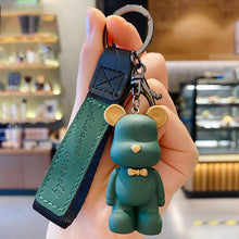 Load image into Gallery viewer, Lovely Cartoon Bear Car Key Chain Pendant Bag Pendant Keychain Delicate Simple Key Chain for Girls Couple Gifts