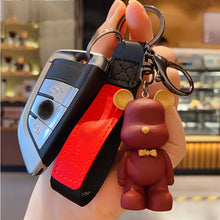 Load image into Gallery viewer, Lovely Cartoon Bear Car Key Chain Pendant Bag Pendant Keychain Delicate Simple Key Chain for Girls Couple Gifts