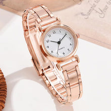 Load image into Gallery viewer, Simple Retro Versatile Quartz Women's Watch Casual Small Dial Quartz Fashion Steel Strip Ladies Wristwatches