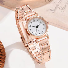 Load image into Gallery viewer, Simple Retro Versatile Quartz Women's Watch Casual Small Dial Quartz Fashion Steel Strip Ladies Wristwatches