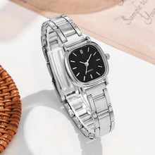 Load image into Gallery viewer, Fashion Steel Band Square Dial Watch Women's Rose Gold Quartz Watch Retro Casual Ladies Wristwatch
