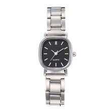 Load image into Gallery viewer, Fashion Steel Band Square Dial Watch Women's Rose Gold Quartz Watch Retro Casual Ladies Wristwatch