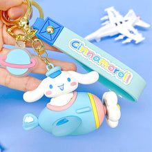 Load image into Gallery viewer, Kawaii Creative Lovers Cute Cartoon Keychain Cat Animal Aircraft Bag Decoration Pendant Car Key Chain Kids Birthday Gifts