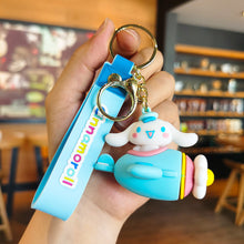 Load image into Gallery viewer, Kawaii Creative Lovers Cute Cartoon Keychain Cat Animal Aircraft Bag Decoration Pendant Car Key Chain Kids Birthday Gifts
