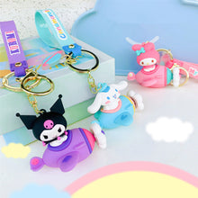 Load image into Gallery viewer, Kawaii Creative Lovers Cute Cartoon Keychain Cat Animal Aircraft Bag Decoration Pendant Car Key Chain Kids Birthday Gifts