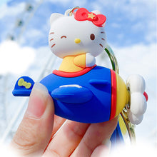 Load image into Gallery viewer, Kawaii Creative Lovers Cute Cartoon Keychain Cat Animal Aircraft Bag Decoration Pendant Car Key Chain Kids Birthday Gifts