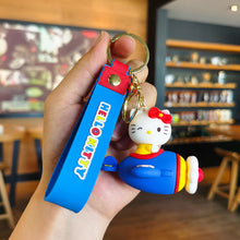 Load image into Gallery viewer, Kawaii Creative Lovers Cute Cartoon Keychain Cat Animal Aircraft Bag Decoration Pendant Car Key Chain Kids Birthday Gifts