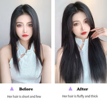 Load image into Gallery viewer, One Piece Wig for Women with Long Straight Hair Increase Hair Extension Invisible Pliable Simulation Seamless Fluffy Wig