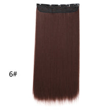 Load image into Gallery viewer, One Piece Wig for Women with Long Straight Hair Increase Hair Extension Invisible Pliable Simulation Seamless Fluffy Wig