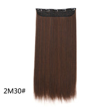 Load image into Gallery viewer, One Piece Wig for Women with Long Straight Hair Increase Hair Extension Invisible Pliable Simulation Seamless Fluffy Wig