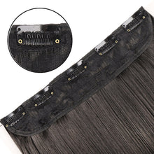 Load image into Gallery viewer, One Piece Wig for Women with Long Straight Hair Increase Hair Extension Invisible Pliable Simulation Seamless Fluffy Wig