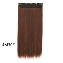 Load image into Gallery viewer, One Piece Wig for Women with Long Straight Hair Increase Hair Extension Invisible Pliable Simulation Seamless Fluffy Wig